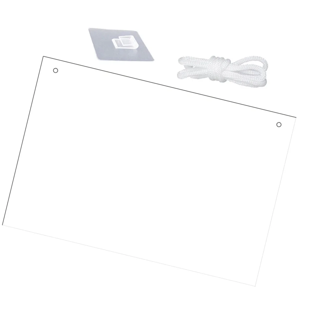 Clear Acrylic Dry Erase Board Wall 30X20Cm Reusable Acrylic Note Board Hanging Frameless White Board Wall Memo Board Planner