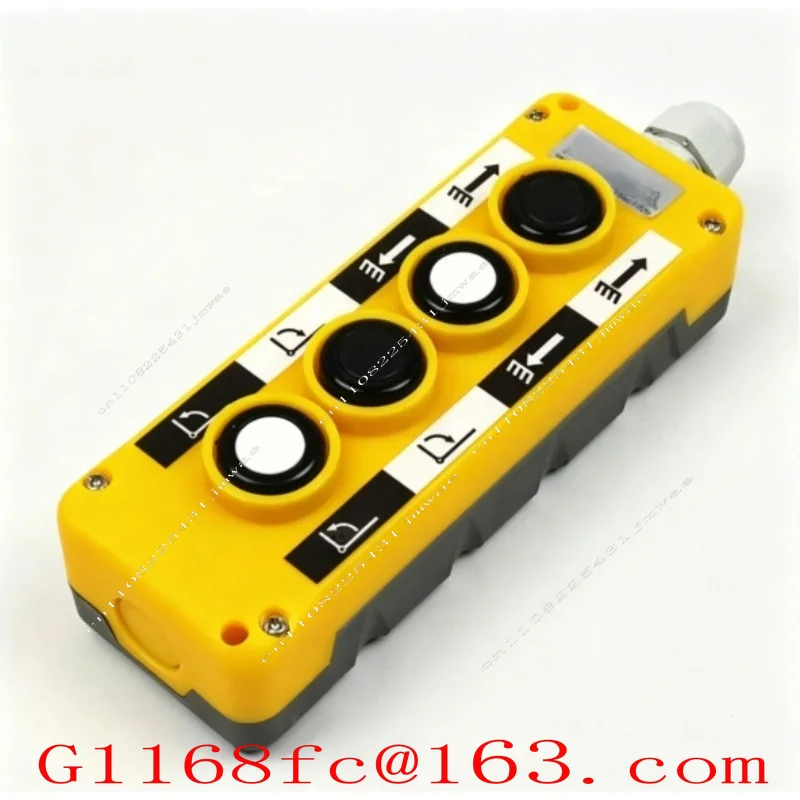 COP 4 Button Switch Control Box Lifting Dustproof Rainproof Plastic- Tail Lift, Winch, Windlass Car Lift Control Button Box
