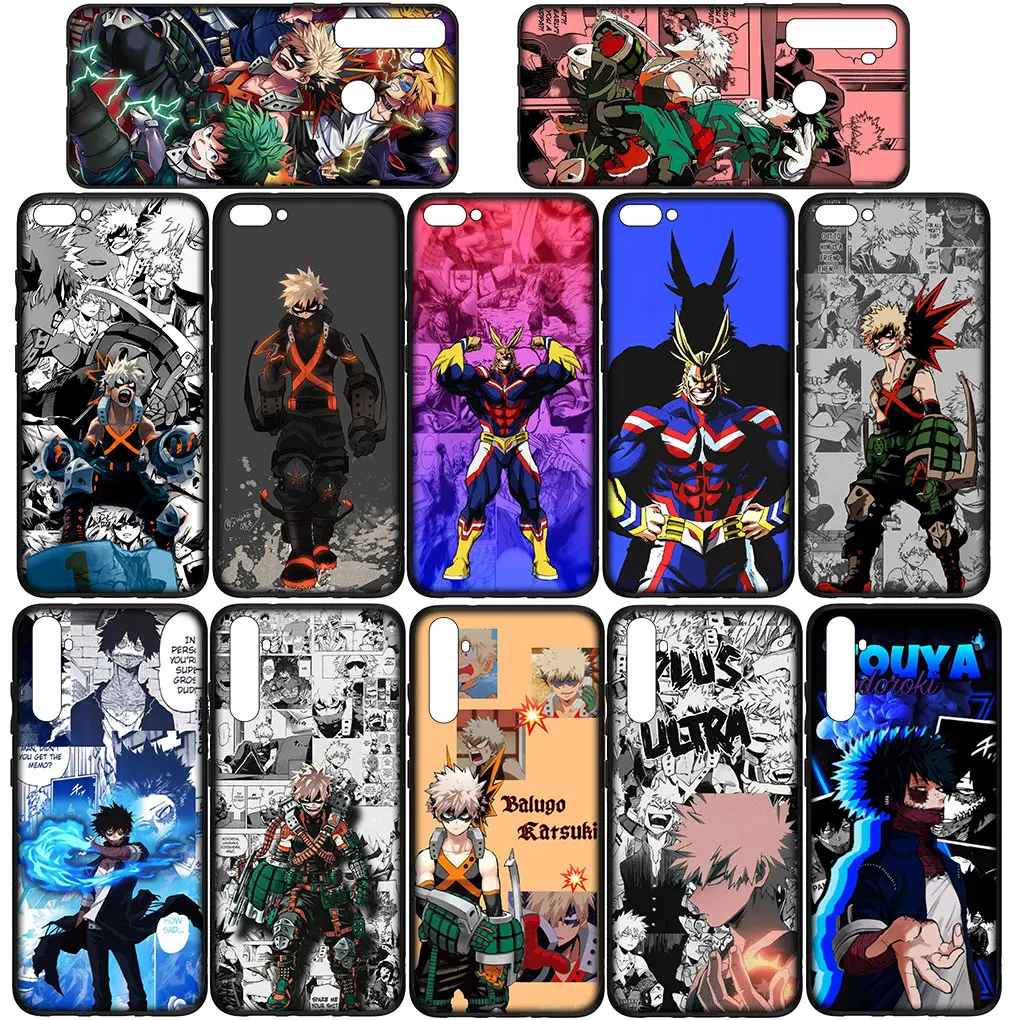 Dabi My Hero Academia Midoriya Izuku Phone Cover Case for Xiaomi Redmi Note 10 12 Pro Max 10A 10C 12C 10X 10S 8T C Soft Casing