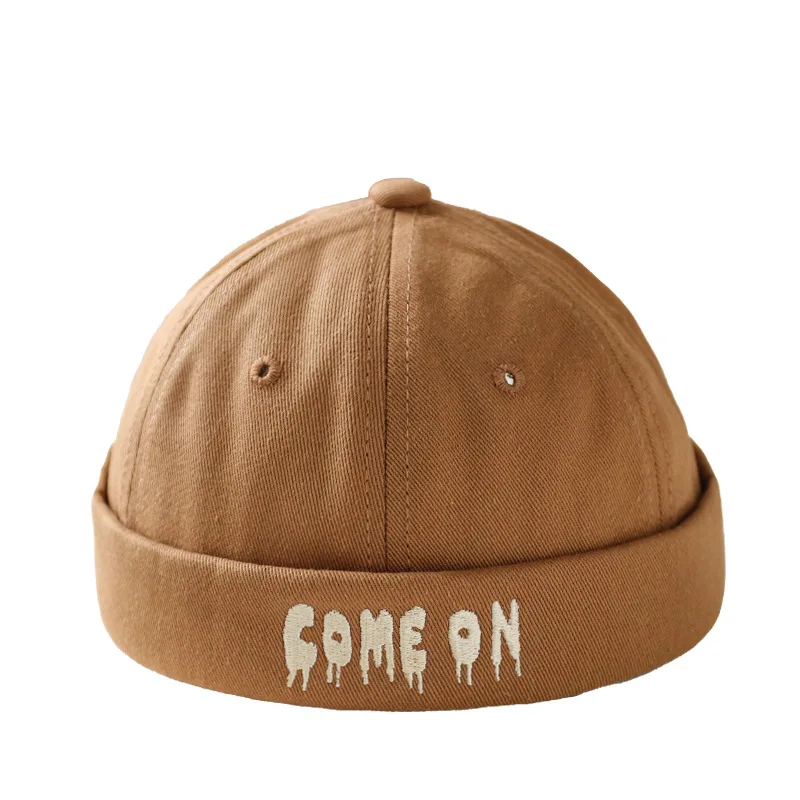 Girl Docker Cap Brimless Beanie Hat Spring and Autumn Unisex Boys and Girls Melon Hat Thin Section Super Cute Landlord Hat