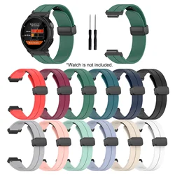 Folding Buckle Silicone Strap For Garmin Forerunner 220/ 230/ 235/ 735XT/ 620/ 630 Smart Watch Bracelet Replacement Accessories