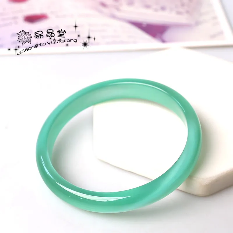 

New Korean version genuine aquatic grass green opal bracelet fashion jewelry actress