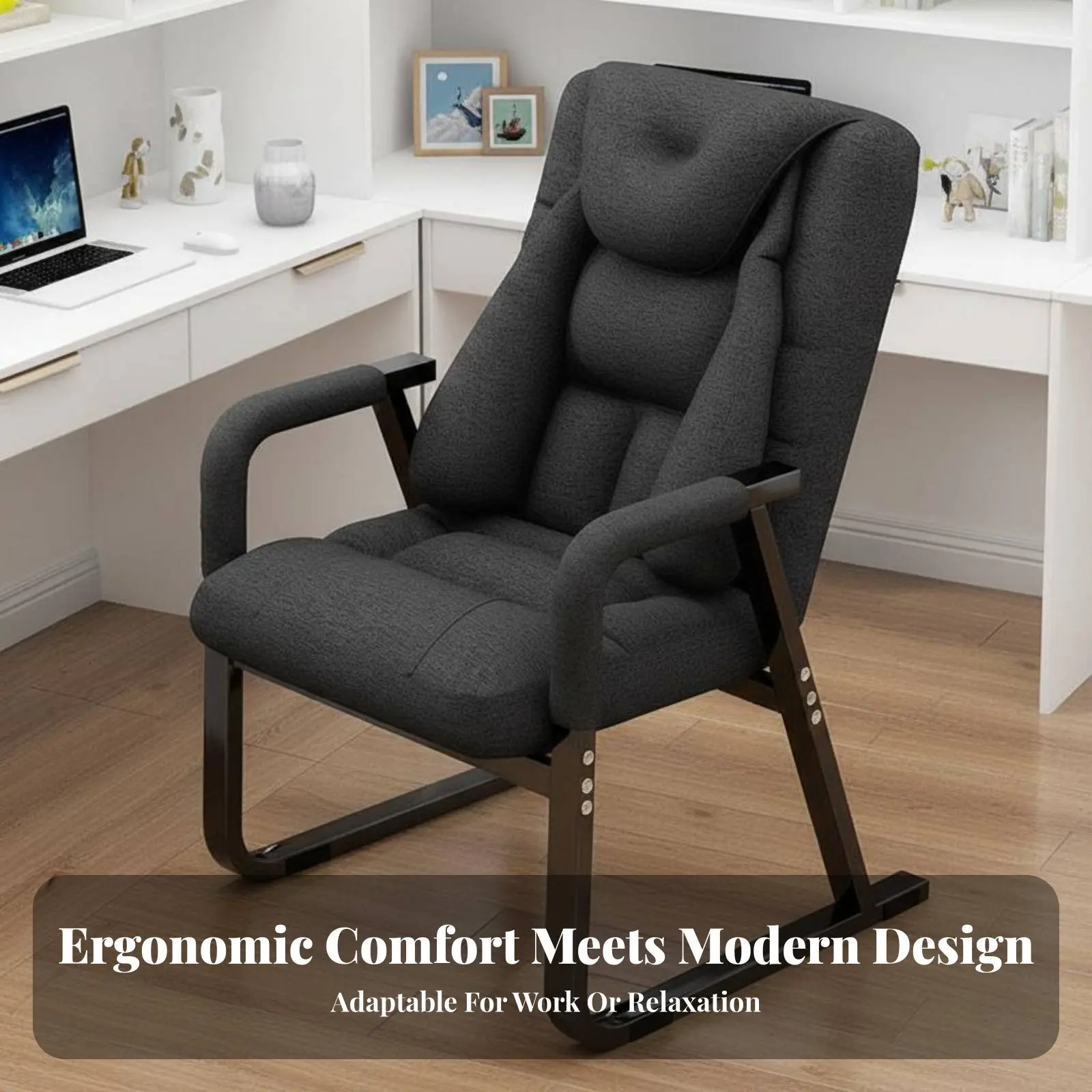 Adjustable Recliner Comfortable Padding Reclining Chair With Headrest Inclurelaxs Beverage Holrelaxr Holrelaxr for Sturelaxnts