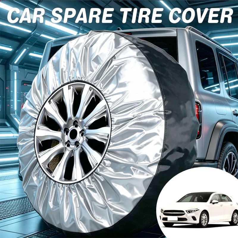 

For Mercedes Benz C E S GLC GLE CLA CLS A GLA GLB GLS SLK G Class 4PCS Car Tire Cover Spare Wheel Dustproof Protector