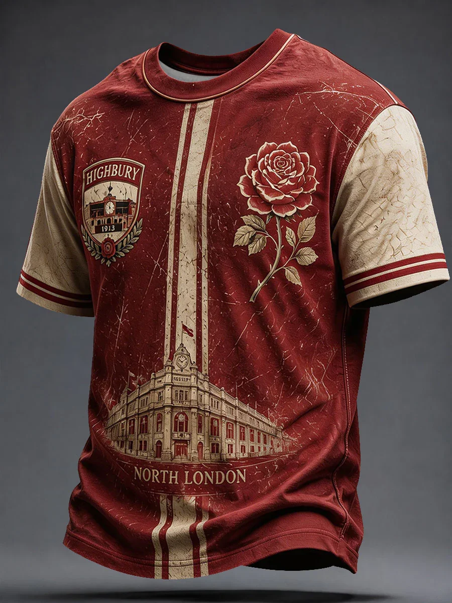 2027 Edition England Fans Football Training T-shirt - 3D Printed - Fashionable and Comfortable - Family-Promoting Clothing