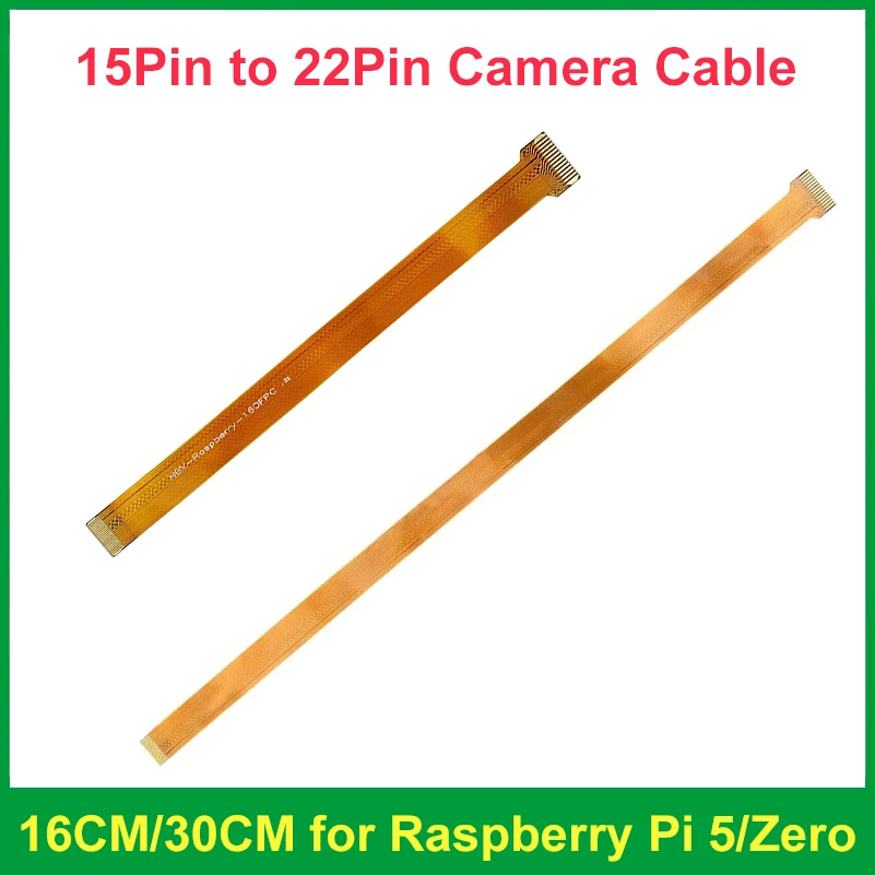 Raspberry Pi 5 Camera Cable 16cm 30cm Ribbon Line FFC Cable for Raspberry Pi 5 / Zero W 2W V1.3