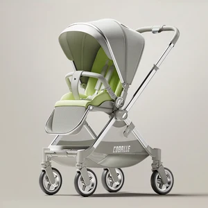 Full-size convertible baby cart for child, newborn smart cart with reversible seat, new arrival, 2022 6 Main Sales Baby Car with Baby Comfort - №3