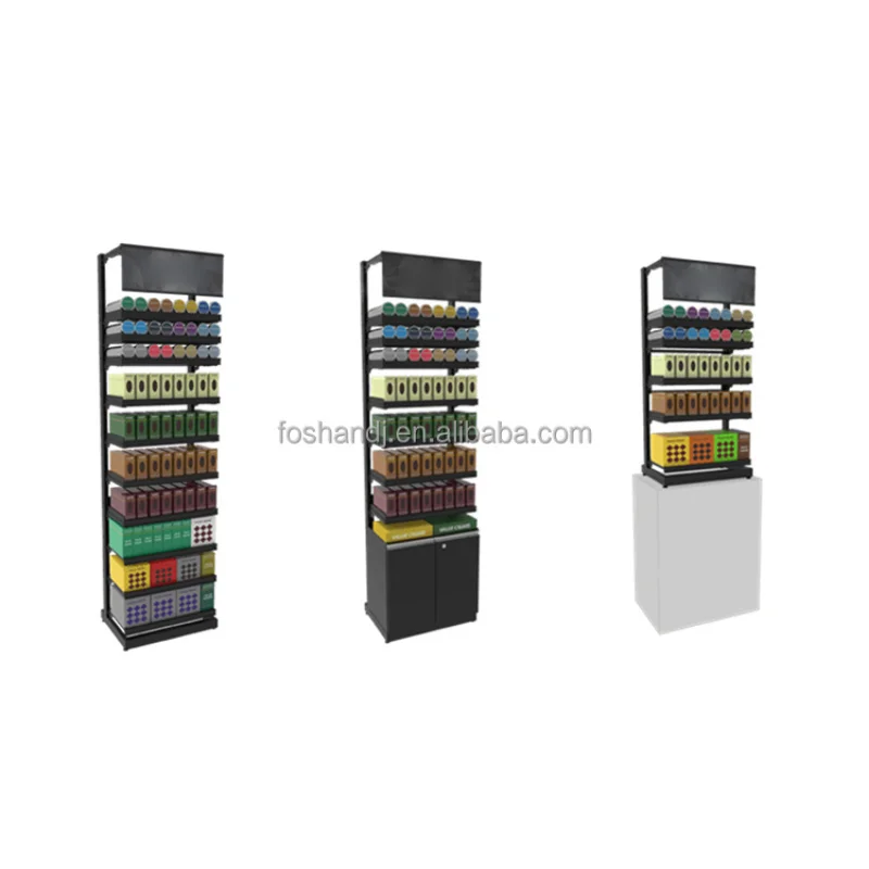 custom.Custom Convenience Shop Metal Shelf Metal Frame Fixtures Cigar Displays Floor Stand Display Rack