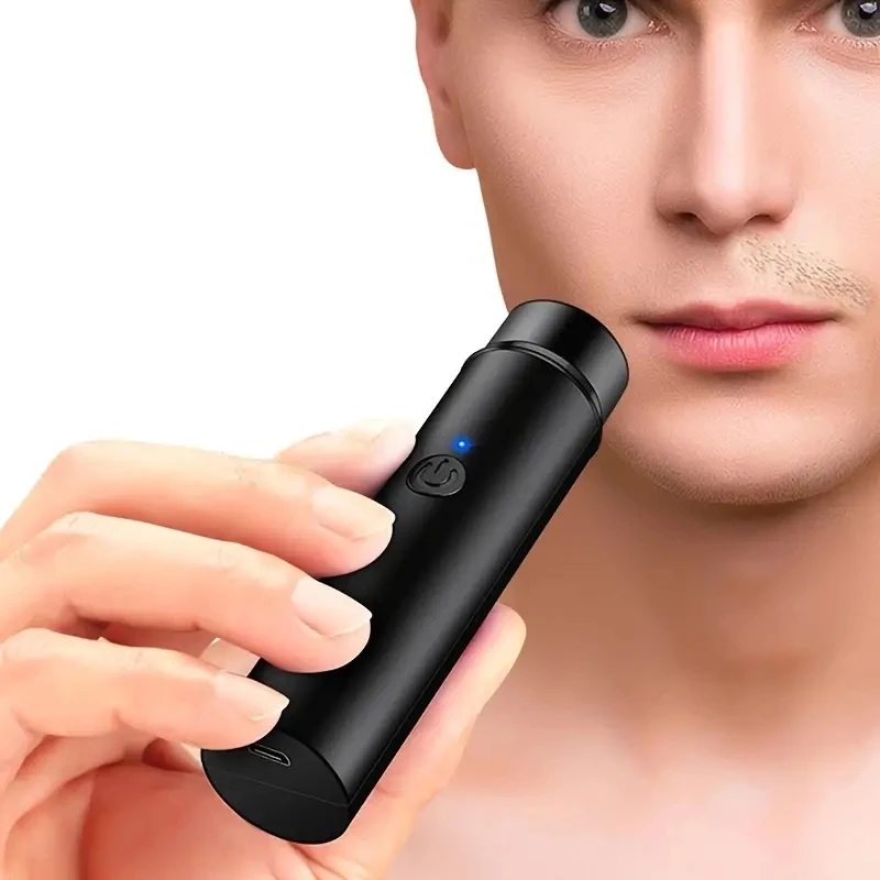 

Mini Portable Electric Shaver Shaver, Self-Assistant Hair Maker,Cordless Rechargeable, For Eyebrows, Upper And Lower Lips, Cheek