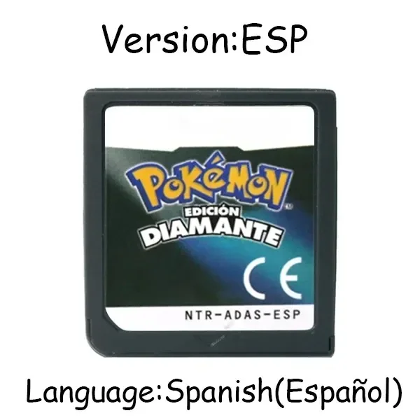 Pokemon Series DS Game Cartridge Video Game Console Card HeartGold SoulSilver Diamond Platinum Pearl Meertalig voor NDS 3DS