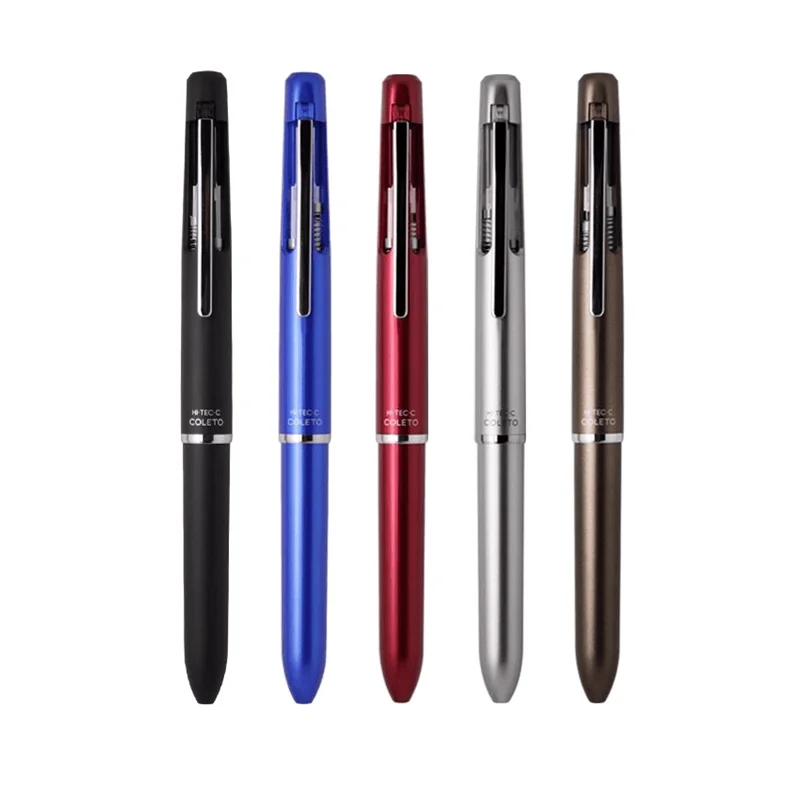 

Japanese Pilot Coleto Round-tip Rollerball Pens 4-in-1 Multi-Function Pen Cute Gift Student Teacher School Writing Stationery