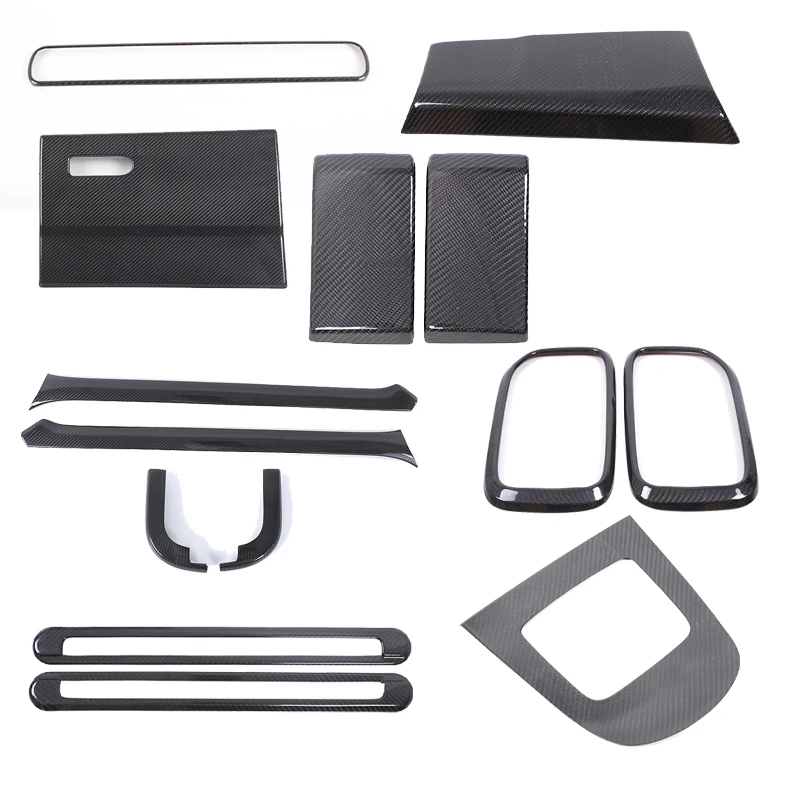

Hard true carbon fiber Car central control gear,co-pilot glove box side decorative panel For Mercedes-Benz G-Class W463 2025