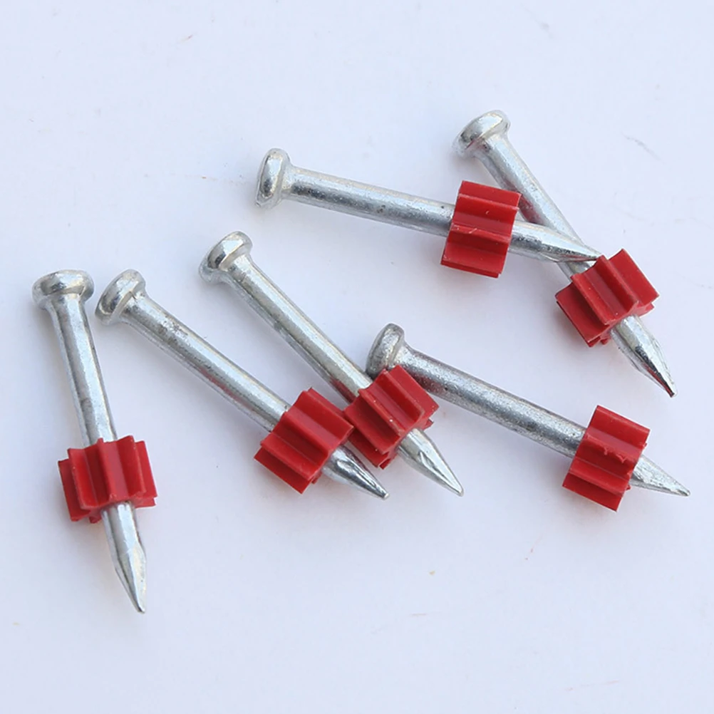 

100pcs Fix Air Drain Nail Wall Picture Hanger Sturdy Steel Nail For Hanging Decor Woodworking Hard Cement Long Wall Nails