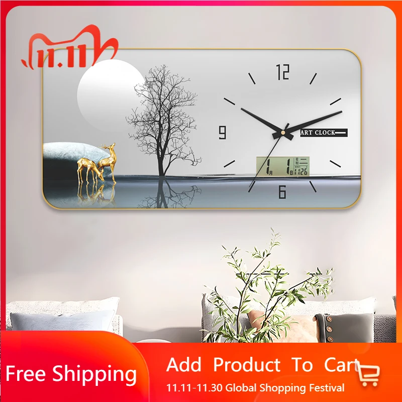 

Bedroom Fashion Wall Clocks Vintage Interior Modern Bedroom Wall Clocks Design Silent Orologio Da Parete Home Decoration