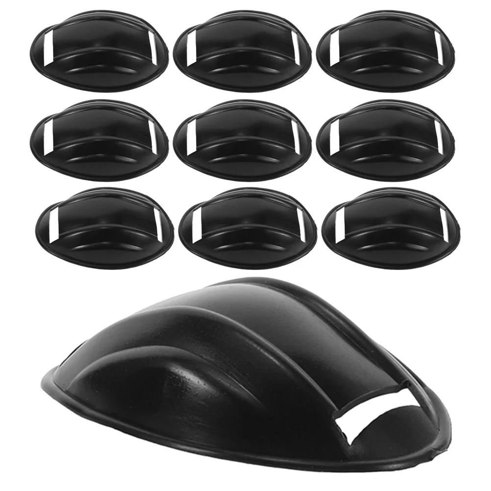 

10Pcs Plastic Motorcycle Chin Pads Comfortable Protective Covers Adjustable Non Slip Bike Ski Sports Helmets