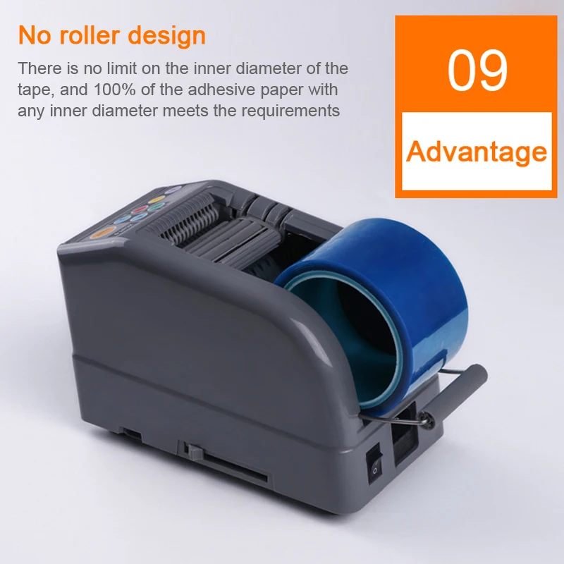 Electric Tape Dispenser Automatic Dual Tapes Cutting Machine Gift Wrapping Tape Tool Office Tape Cutter Dispenser