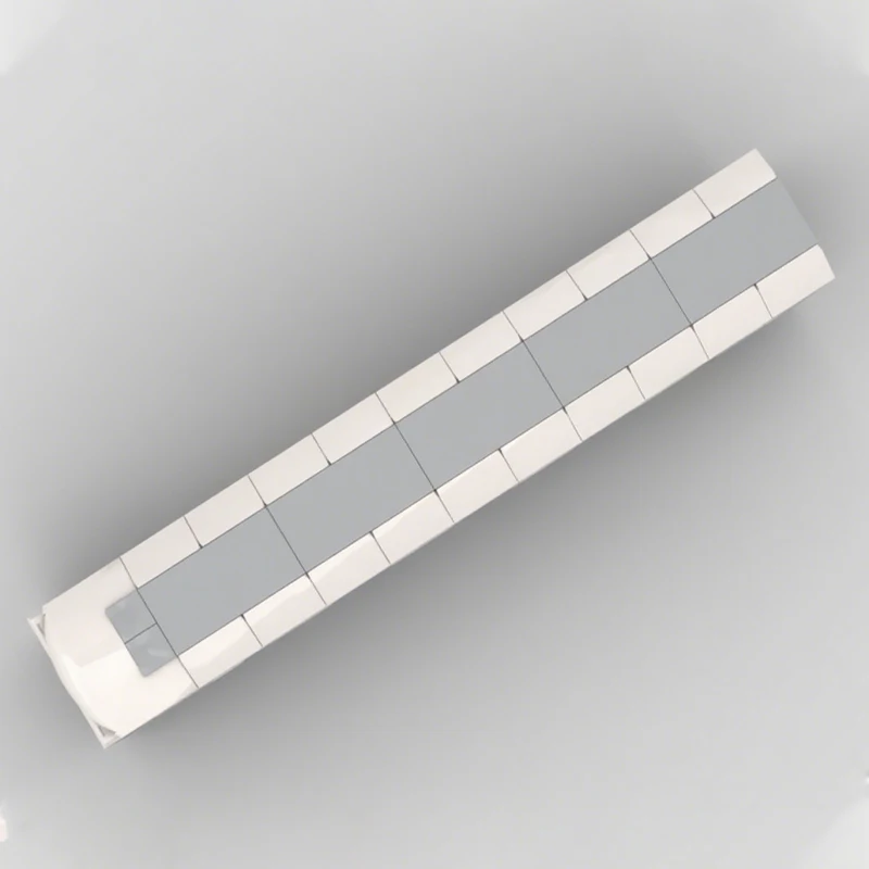 240PCS MOC Double Decker Bus with Bus Stop Model Modular Building Blocks Creative DIY Vehicle Toy for Kids & Collectors