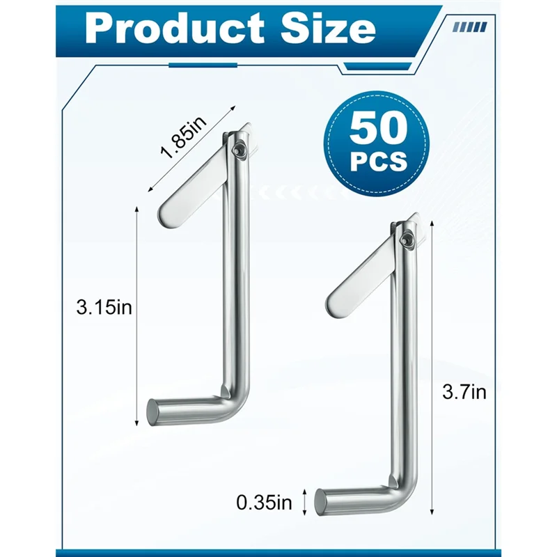 KYCOR-30 Perni a ginocchiera per impalcature in acciaio zincato, perni di bloccaggio in metallo resistente alla ruggine per architettura, installazione di mobili