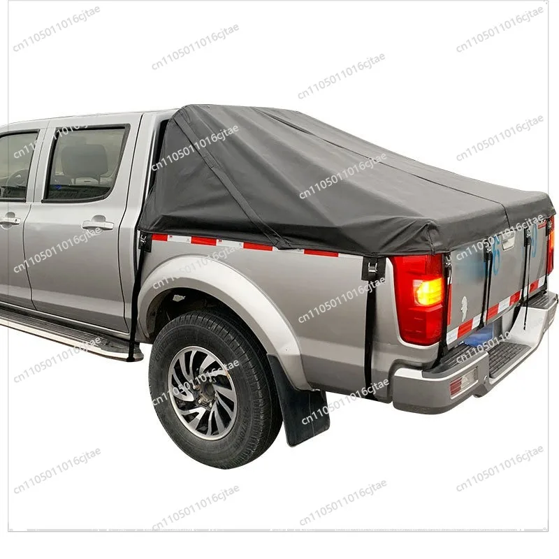 For Toyota REVO Pickup Truck Rear Bucket Rain Canopy Sunscreen Slanted Slope Trunk Cover