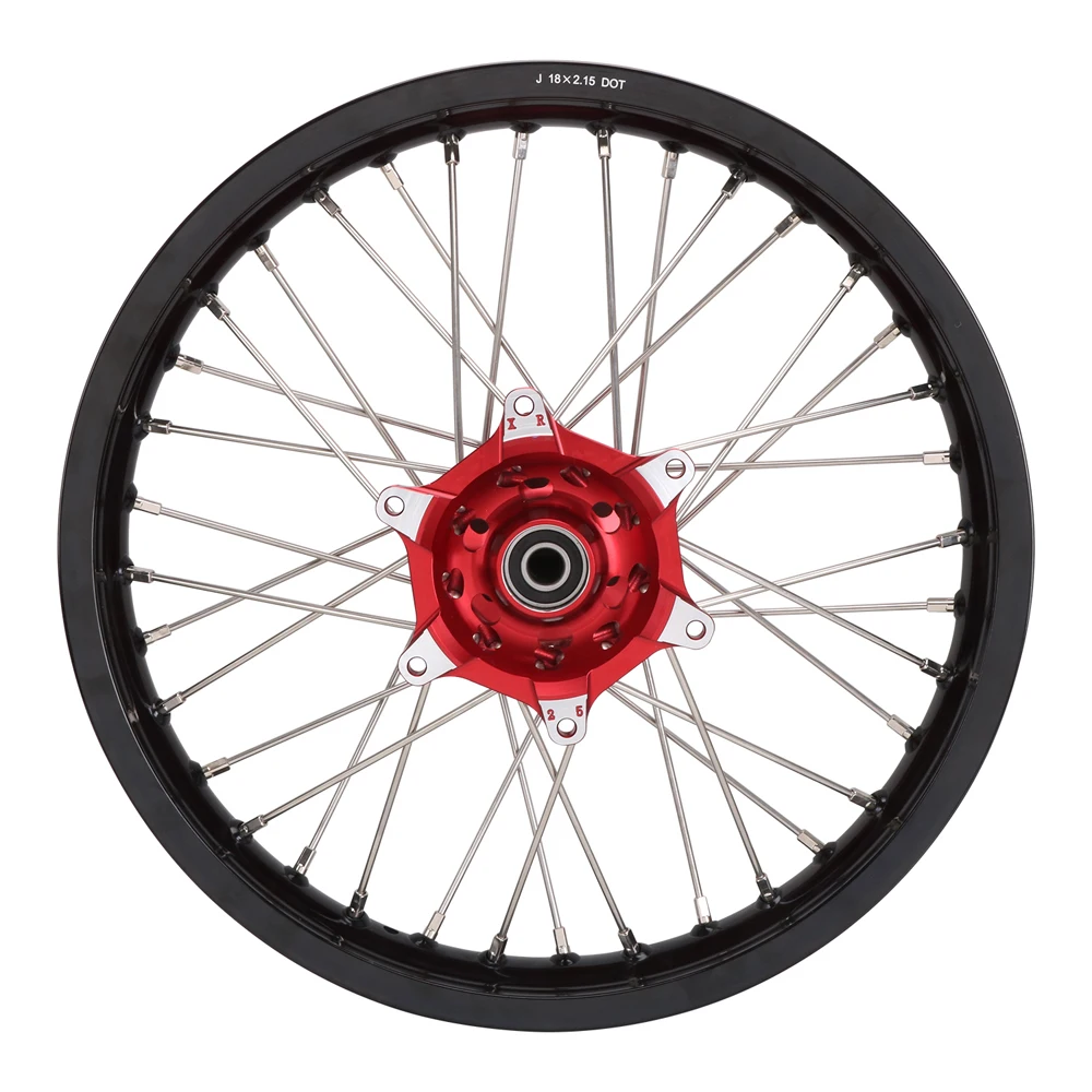 The factory supplies high-quality 6061 aluminum wheel sets in red CRF250R for Honda