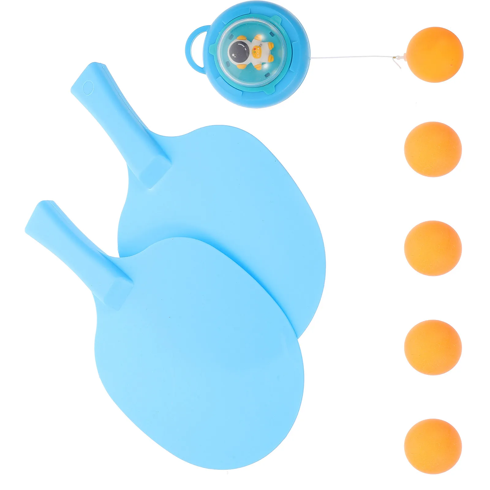 1Set Table Tennis Trainer Hanging Indoor Practice Set Interactive Durable Racket Game Family Exercising Indoor Racquet Game