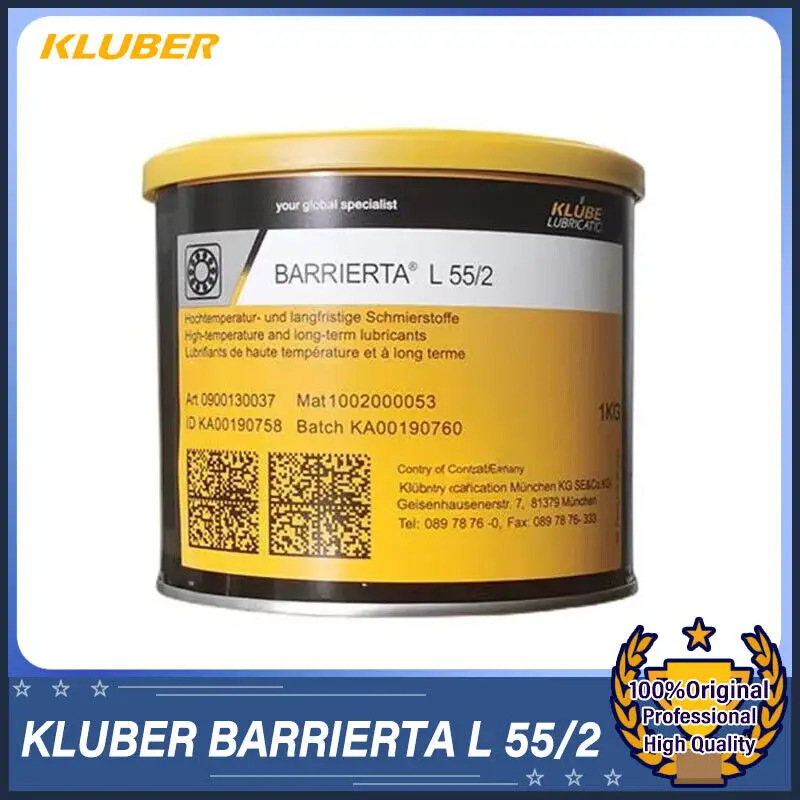 KLUBER BARRIERTA L 55/2 1kg Lubricating grease High temperature long-lasting