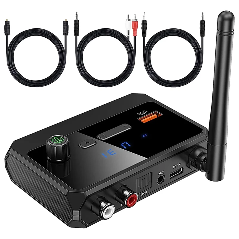 

Адаптер OUVU-Bluetooth для стереоприемника — приемник Bluetooth 5.3, беспроводной аудиоадаптер для домашней стереосистемы