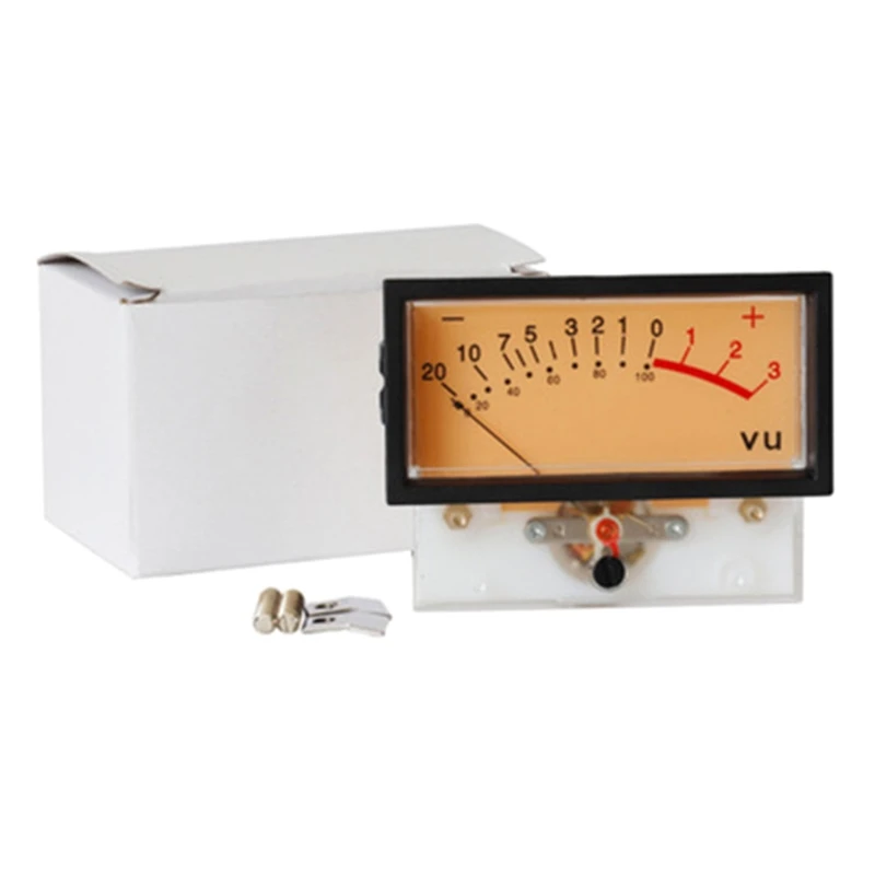 Y1UD Double Pointer Vu Meter Db Stereo Audio Amplifier Board Power Amplifier Panel Dual Analog