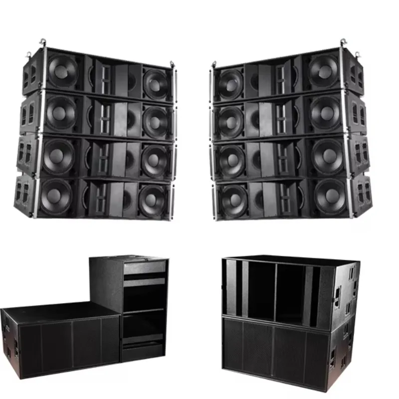 Professional 12-Inch Three Frequency Division Line Array Sound Speaker VT-212LA Stage Equipment Titanium Alloy 2-Channel