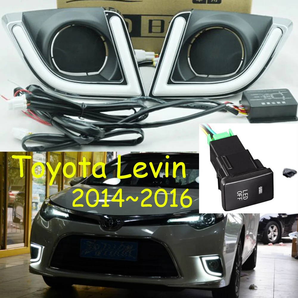 

2014~2016/2017~2019year for Toyota Levin daytime light altis corolla car accessories LED DRL headlight for Levin fog light