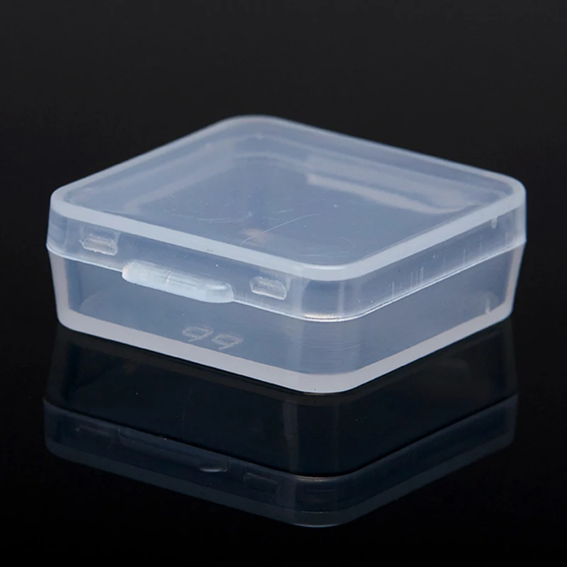 5PCS Mini Items Organizers Storage Container Packaging Box Rectangle Plastic Jewelry Case for Earrings Rings Beads Collecting