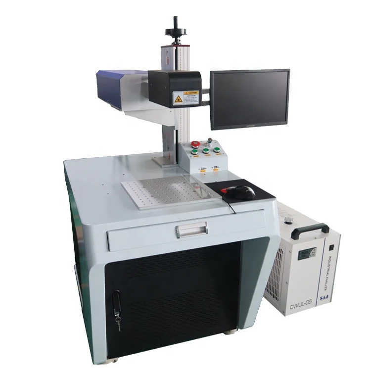 3D Dynamic focusing 5W 10W  UV  marking machine for egular curved surface irregular curved surface