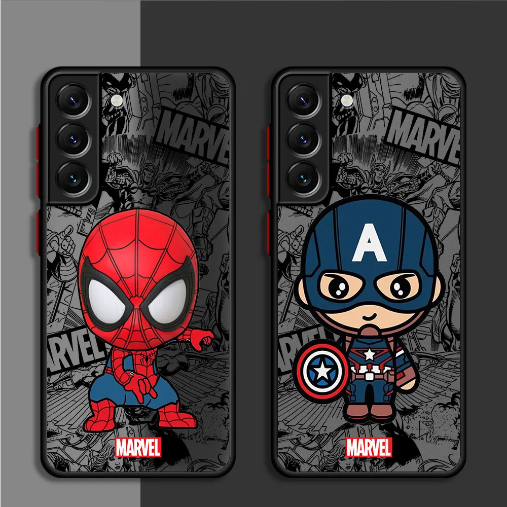 Marvel Deadpool Groot Case for Samsung Galaxy A13 A24 A14 A72 A22 A73 A23 A33 A53 A52 5G A32 A54 A34 Luxury Soft Hard PC Cover