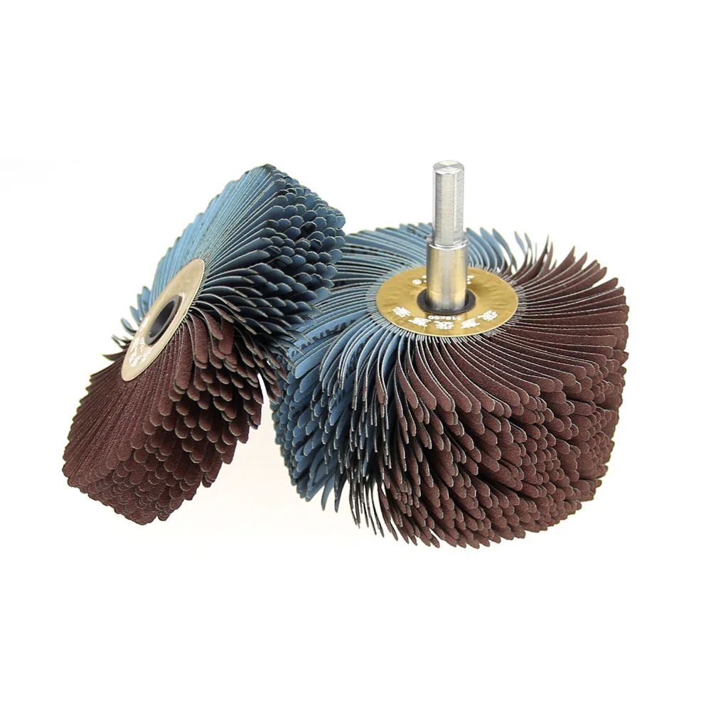 

120-600 Grit Abrasives Wire Drum Wood Burnishing Polishing Wheel Brush Cloth Sanding Grinding Groove Mop Buffing Pad