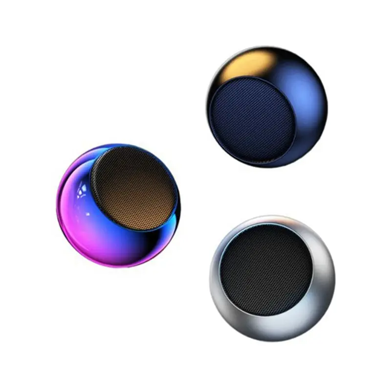 AA60 Wireless Bluetooth Speaker 5.3 Portable TWS Handsfree Cell Phone Speaker Mini Subwoofer Outdoor Speaker C Aluminum