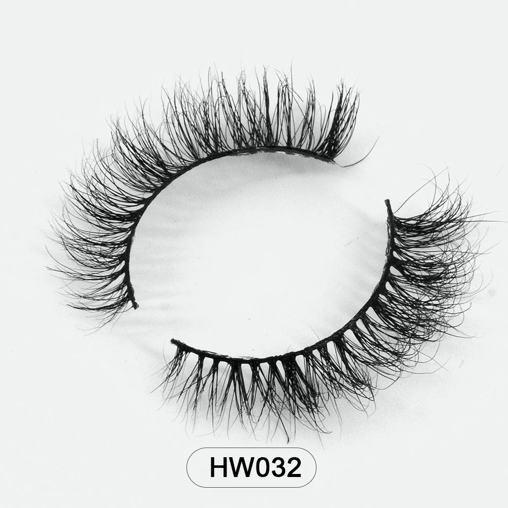 Fluffy 3d Mink Lashes 100% Cruelty Free Lashes Handmade Reusable Short Natural Eyelashes