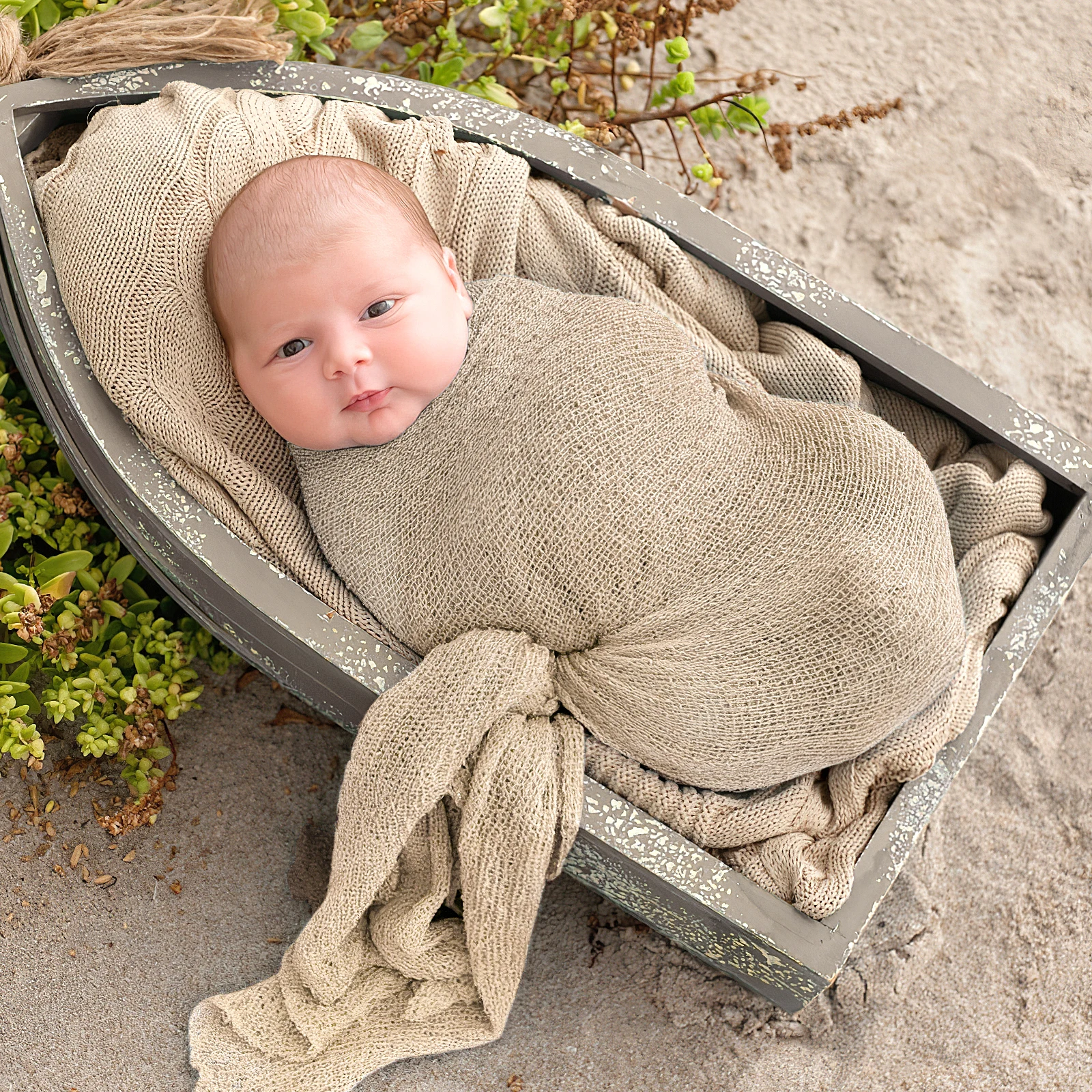 

Baby Photo Wrap Swaddle Newborn Photography Props Stretchy Blanket Elastic Wraps Soft Knit Warm Comfortable Skin Friendly