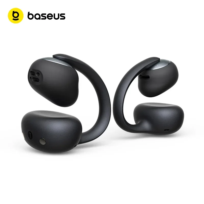 Baseus Bowie MC2 Open Ear Wireless Earbuds Bluetooth 6.0 Comfort Clip On Sport Earphone 4 Mic AI Clear Call Bass Boost Headphone
