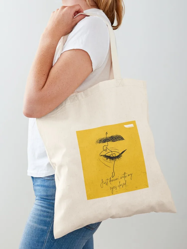 

Eyes Closed - Ed Sheeran (Subtract) Tote Bag reusable grocery bags bag luxury women Reusable bags custom fabric bag