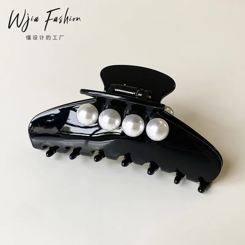 

Long Pearl Hair Claws for Girls and Women Korean Fashion Popular Hair Clips for hair Headwear Hair Accessories