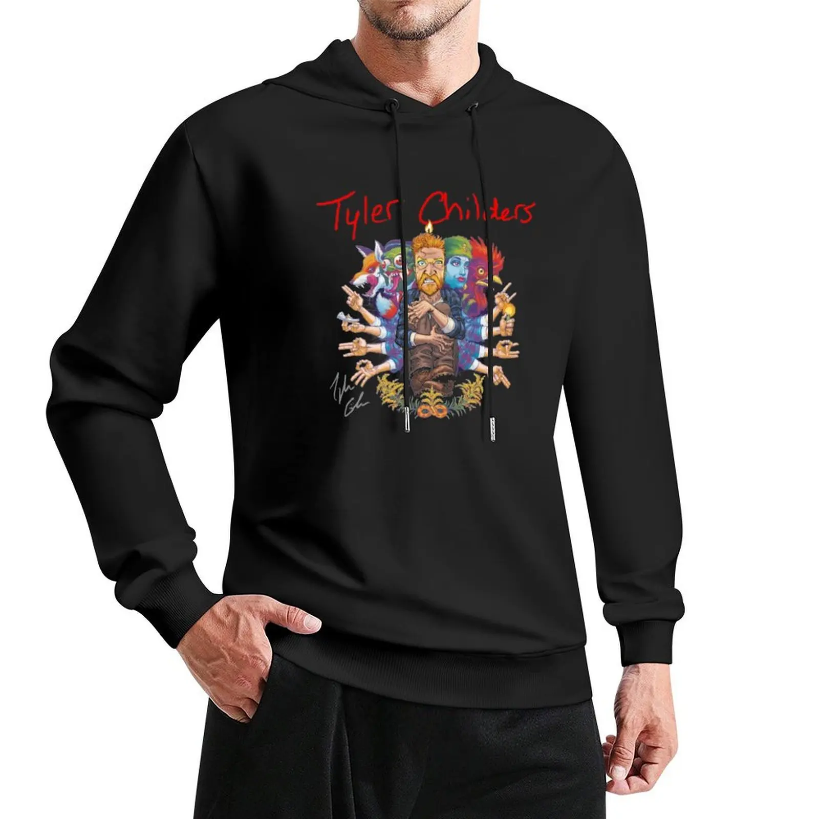 Exclusive tylerchilders with signature Pullover Hoodie men clothing mens clothes men clothes hooded shirt tracksuits