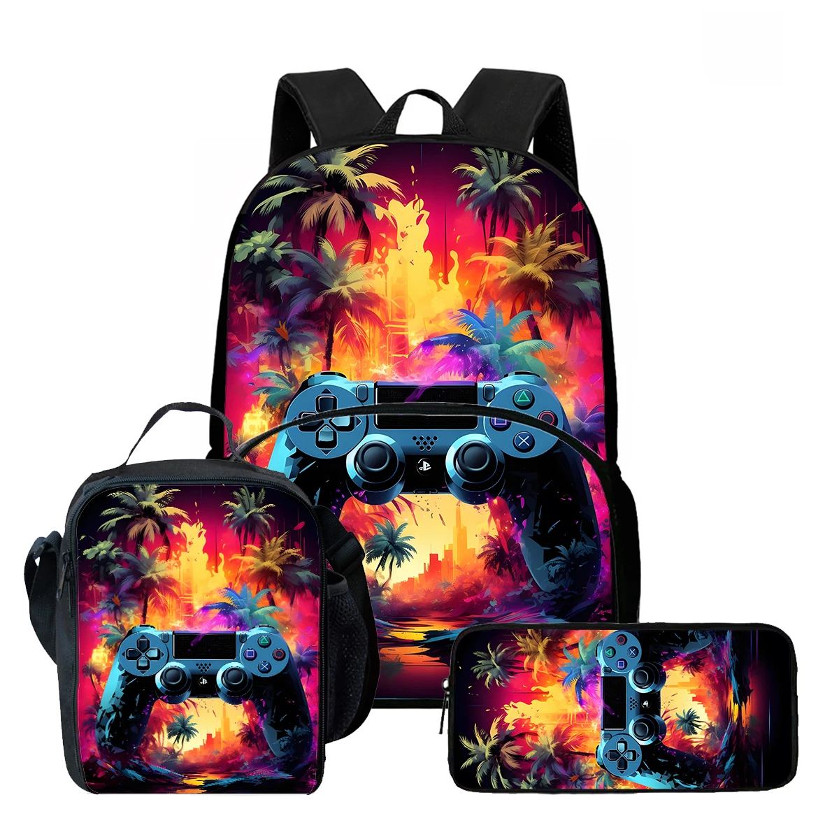 

Детский рюкзак с героями мультфильмов и передним карманом, сумка для обеда, сумка-карандаш для детей от 5 до 5 лет, детские школьные сумки с мультяшной игрой для мальчиков