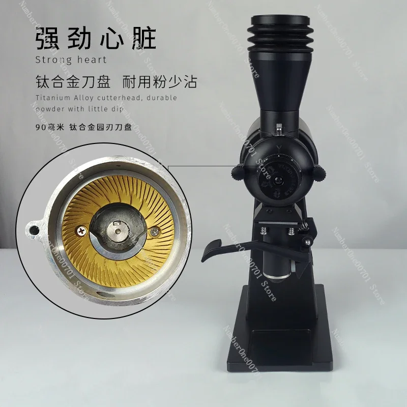 

Electric bean grinder commercial titanium alloy soe mill household single product Italian coffee bean grinder