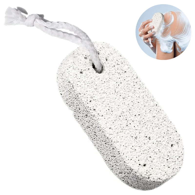 Lima de lijado Natural para pies, removedor de callos para talones de pies, herramienta de pedicura, piedra exfoliante, depurador de pies