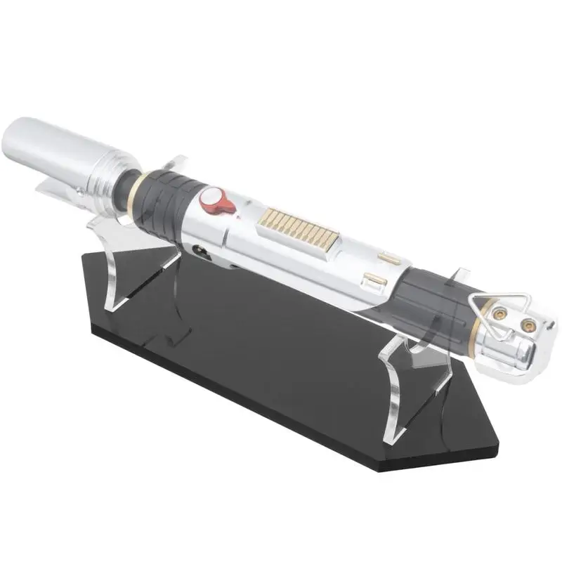 Lightsaber Display Stand Acrylic Lightsaber Desktop Collection Holder Decoration Tool with Smooth Surfaces for Wands Flutes