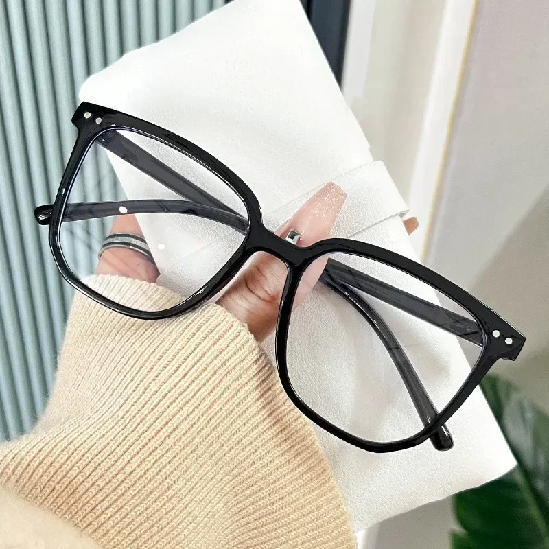 Anti-Blaulicht-Anti-Strahlungs-Myopie-Brille, trendige Nahsichtbrille, Augenschutz, flacher Lichtspiegel, 0–1,0–1,5–2,0 bis 6,0 – Detail 10