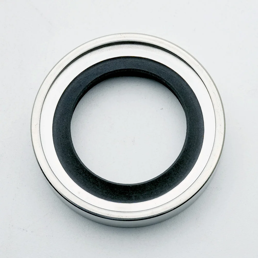 DMHUI Screw Air Compressor Shaft Seals 32x47x10mm B2PT Type - Stainless Steel + PTFE Rubber Double Lip Seal Ring 32-47-10