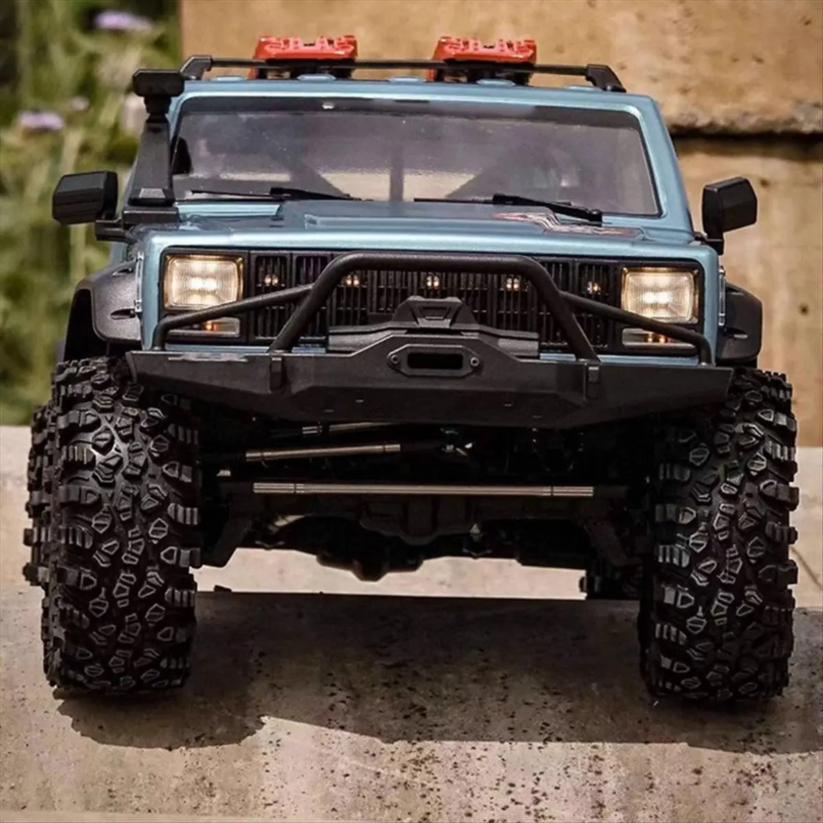 New arrival 4pc 136mm Metal 2.2in Beadlock Wheel Rim Tire 1/8 1/10 RC Crawler Car SCX10 Wraith RR10 Capra for TRX4 C