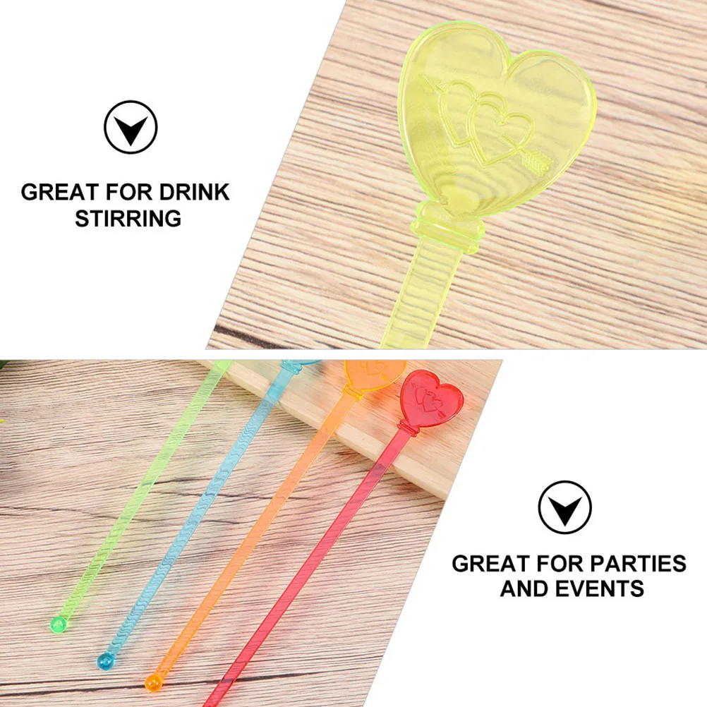 

80Pcs Creative Acrylic Stirring Sticks Unique Shape Swizzle Sticks for Cocktail Juice Coffee Beverage Drink Mixers