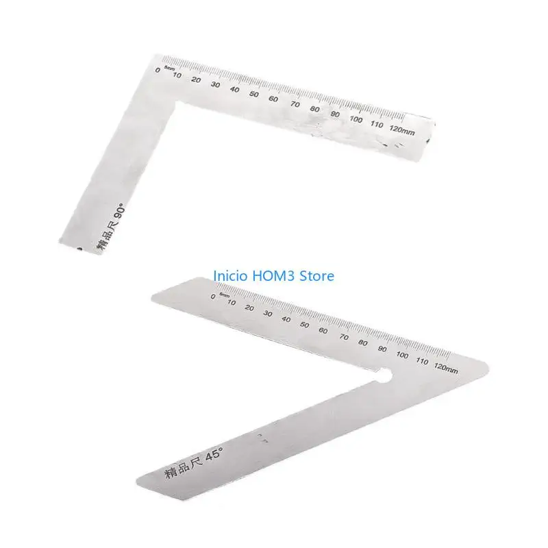 A5YD Ergonomic Stainless Layout Tool With Clear Marking For Professional Craftsmen 2x